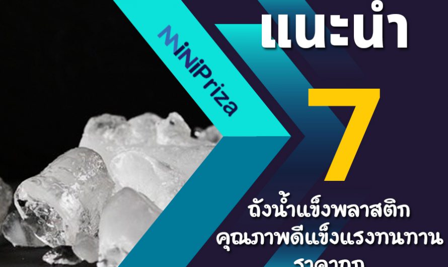 แนะนำ 7 อันดับ ถังน้ำแข็งพลาสติก คุณภาพดีแข็งแรงทนทาน ราคาถูก ปี 2024