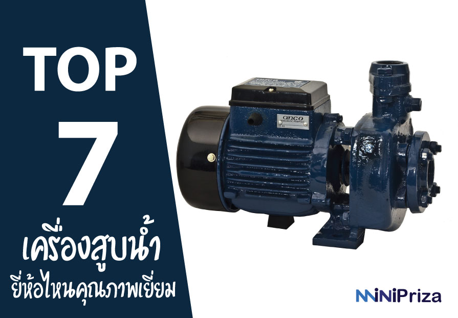 7 อันดับ เครื่องสูบน้ำ ยี่ห้อไหนดี ราคาถูก คุณภาพเยี่ยม ปี 2021