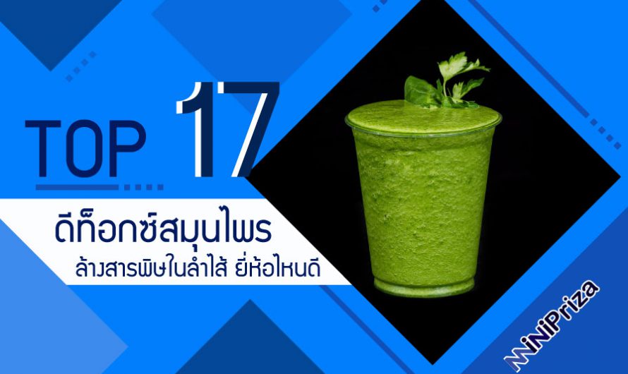 รวม 17 อันดับ ดีท็อกซ์สมุนไพร ยี่ห้อไหนดี ล้างสารพิษ เพื่อสุขภาพที่ดี ปี 2024