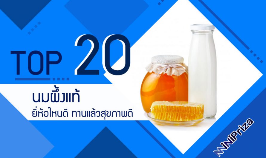 รวม 10 อันดับ นมผึ้งแท้ ยี่ห้อไหนดี ทานแล้วสุขภาพดี ปี 2024