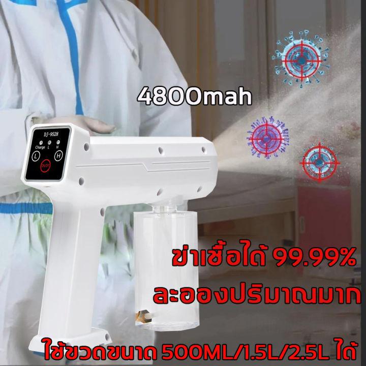 ใช้ได้กับขวดขนาด 2.5 เครื่องพ่นแอลก ช่วงสเปรย์สูงถึง 3 เมตร สวิตซ์หน้าจอสัมผัส ละอองละเอียดพิเศษ(ปืนพ่นแอลกอฮอล ปืนฉีดแอลกอฮอล ปืนแอลกอฮอล ปืนพ่นฆ่าเชื้อ ที่พ่นแอลกอฮอล เครื่องพ่นแอลกอฮอล์ ปืนฉีดพ่นไร้สาย เครื่องพ่นนาโน ปืนฉีดฆ่าเชื้อ ตัวพ่นฆ่าเชื้อ)