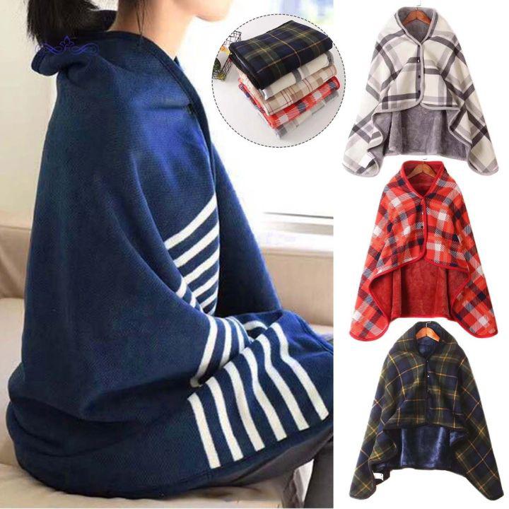 ลายมาใหม่ ส่งด่วน จากไทย ผ้าคลุมบุขน ผ้าห่ม poncho fleece blanket ผ้าคลุมไหล่ มีให้เลือก 2 ขนาด มีให้เลือกหลายแบบ