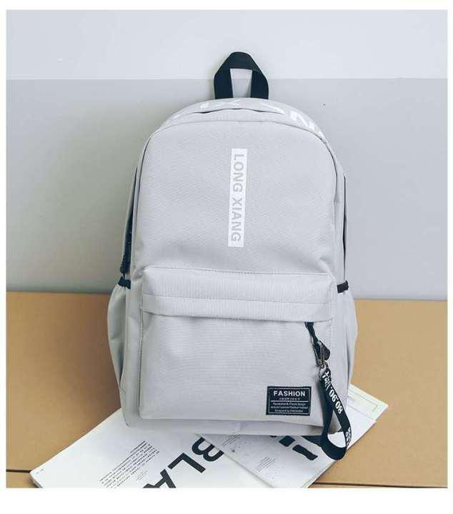 Kumma shopHot Sale กระเป๋าแบบเกาหลี กระเป๋าเป้สะพายหลังนักเรียนแฟชั่นชาย กระเป๋าเป้เท่ๆNO:shubao4