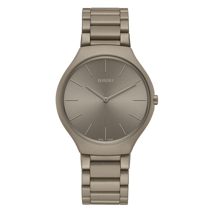 นาฬิกา ราโด RADO True Thinline Le Corbusier Limited Edition สีเทาอ่อน รุ่น R27098682