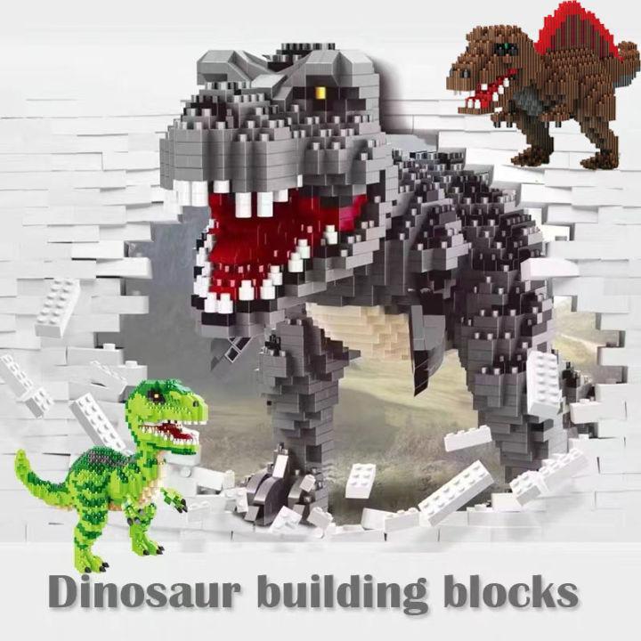 เลโก้ไดโนเสาร์ ตัวต่อ LINKGO ของเล่นไดเสาร์ indominus rex jurassic world legoไดโนเสาร์ ตัวต่อของเล่น ตัวต่อไดโนเสาร เลโก้นาโนบล็อก พัฒนาสติปัญญา ของเล่น ของเล่นไดโนเสาร์ ของเล่นประกอบอนุภาคขนาดเล็ก