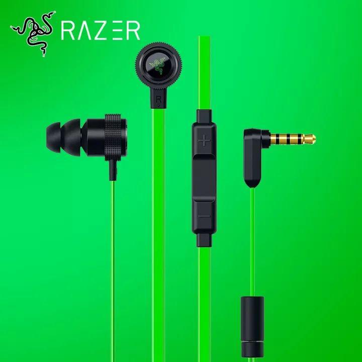 หูฟังอินเอียร์เกมมิ่ง หูฟังเกมมิ่งRAZER HAMMERHEAD PRO V2 HEADPHONE หูฟังเกมมิ่ง หูฟังแบบสอดหู หูฟังเบสหนักๆ ซึ่งเป็นหูฟังเล่นเกมอย่างเช่นเกม FREEFIRE PUBGและLOL หูฟังคอมและมือถือที่มีไมโครโฟน หูฟัง หูฟังอินเอียร์ Gaming Headset Headphones In-Ear Earphone