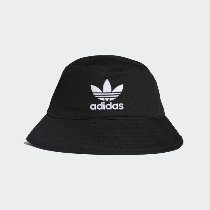 หมวกบักเก็ต Adidasหมวก Originals Adicolor Bucket Hat อาดิดาส หมวกปีก รุ่นฮิต สีดำ ลิขสิทธิ์แท้ 100%