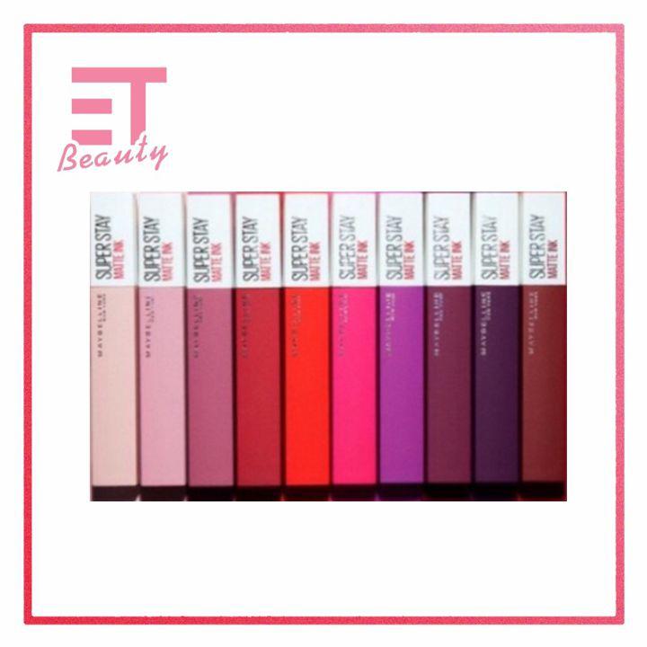 Maybelline Superstay Matte Ink Un-nude เมย์เบลลีน นิวยอร์ก ซุปเปอร์ สเตย์ แมท อิ้งค์ เนื้อแมท ติดทนนาน ไม่ตกร่อง 5 มล.