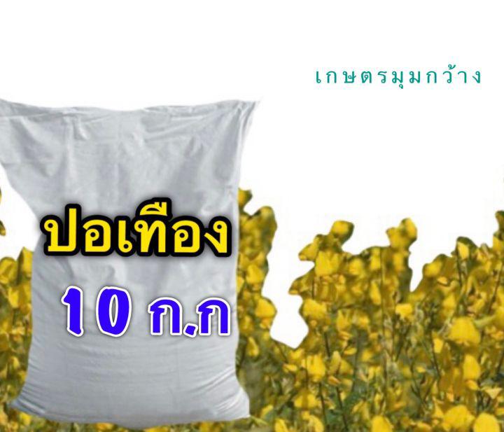 เมล็ดปอเทืองเมล็ดพันธุ์ปุ๋ยพืชสด กระสอบ 10กก.พร้อมปลูก งอก 98% เมล็ดสะอาด แกร่งสมบูรณ์ *สังเกตุ ร้านจรืงจากนครสวรรค์ *