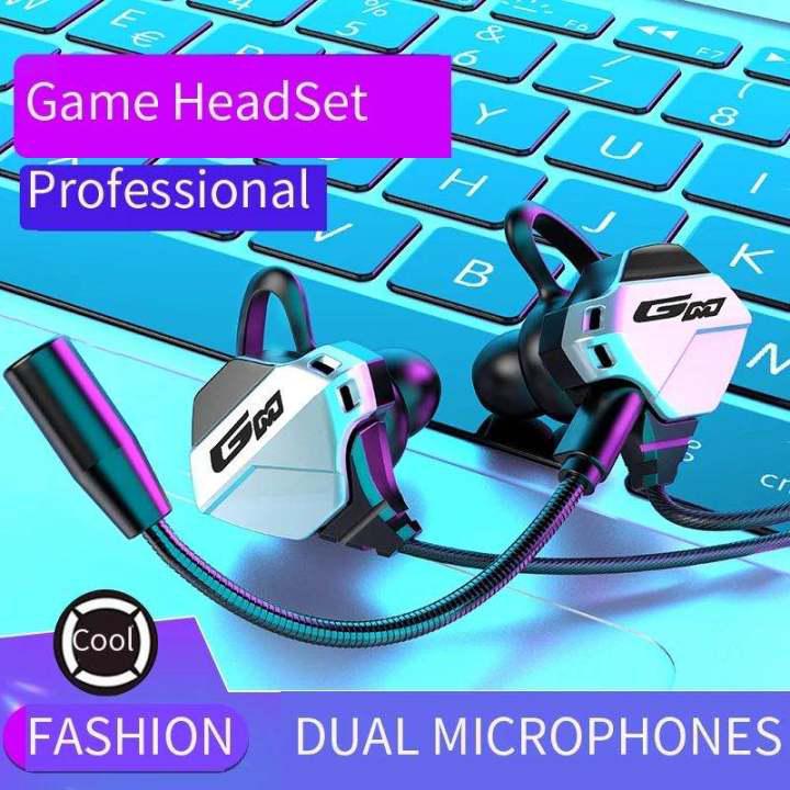 game earphone หูฟังเกมมิ่ง พร้อมไมค์ [ฟรีของแถม 3 รายการ] ไมค์สามารถถอดแยกได้ หูฟังสำหรับเล่นเกม ใช้ได้ทั้งมือถือ และคอม หูฟังเกมเมอร์ สายยาว คุณภาพเสียง คมชัด เหมาะสำหรับ เล่นเกม ฟังเพลง โดดร่ม ใช้คุยโทรศัพท์ได้