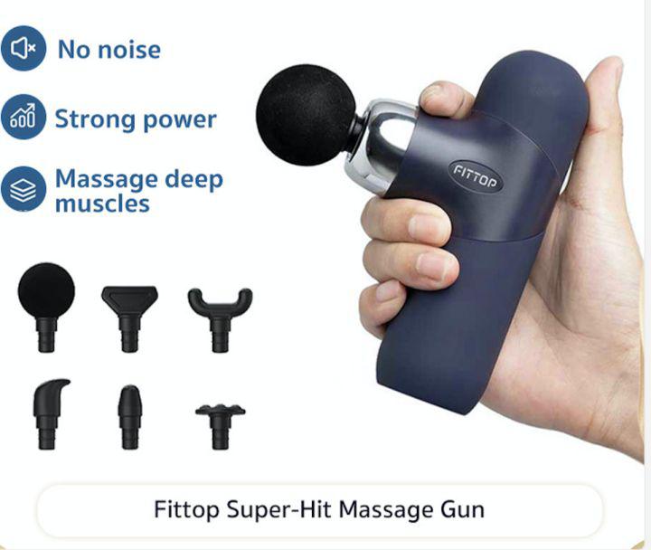 Fittop muscle massage gun/mini Fascia Gunปืนพังผืด ปืนนวด ปืนนวดตัว เครื่องนวดมือถือ เครื่องนวดไฟฟ้า ปืนนวดกล้ามเนื้อ เครื่องนวดหลังโหมดการนวดที่ปรับได้