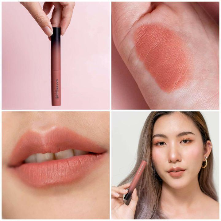 Maybelline Ultimate สีสวยมาก นัวสุดดด เม็ดสีชัด ทาแล้วปากเนียนนุ่ม ไม่ตกร่อง ไม่แห้งแตก เบาสบายปากสุดๆ