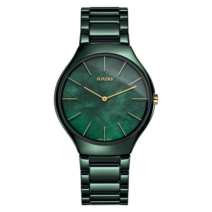 นาฬิกา ราโด สีเขียว RADO True Thinline Leaf - R27006912