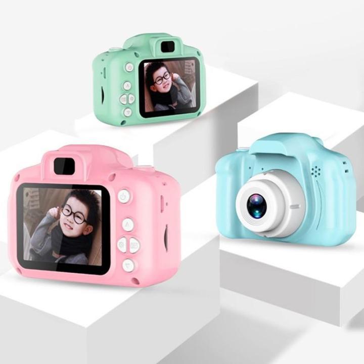 2.0HD หน้าจอมินิดิจิตอล Camera HD  Anti - Shake Face กล้องวิดีโอตรวจสอบเปล่ากล้องวีดีโอแบบพกพาเด็กน่ารัก