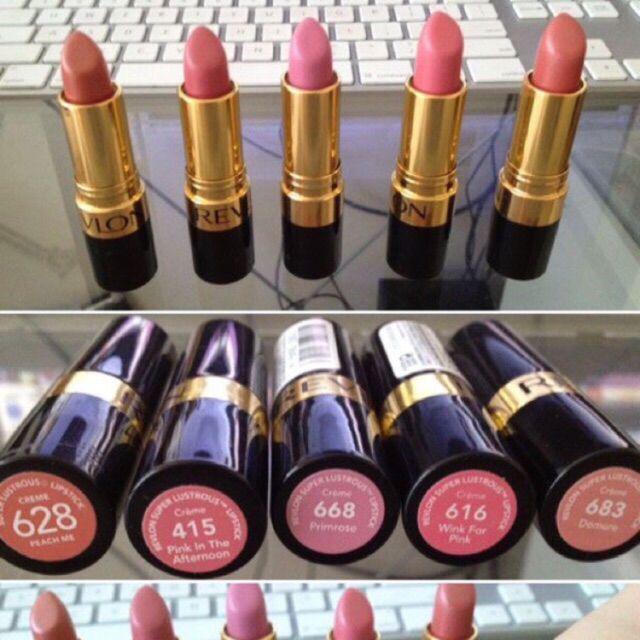 ลิป ลิปสติก Revlon lipstick ลิปสติกเรฟลอน มีทุกสี  ลิปมัน ลิปกลอส ลิปบาล์ม