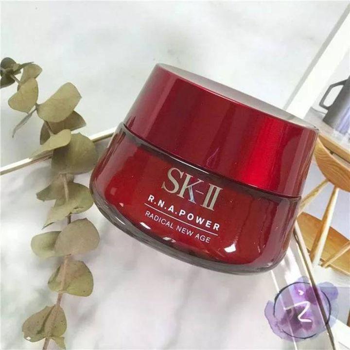 [Made in 2022] sk2ของแท้ ครีมบำรุงหน้า skll/SK2/sk ii New Age Red Bottle 80ml ครีมมอยเจอร์ไรเซอร์ บำรุงผิวหน้า ลดเรือนริ้วรอย ยกและกระชับใบหน้า ครีมลดริ้วรอย skllครีมหน้าใส SK-IIครีมหน้าใส ครีมหน้าขาวใส ครัมบำรุงหน้า ครีมหน้าใส ครีมทาหน้า