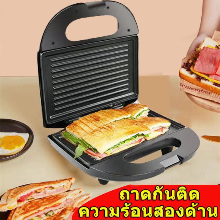 🔥SOKANY เครื่องทำแซนวิช  เครื่องทำวาฟเฟิล 750W ทำความร้อนสองด้าน เครื่องทำแซนวิส ที่ปิ้งขนมปัง เครื่องทำวาฟิล ครื่องทำแซนด์วิช เครื่องปิ้ง