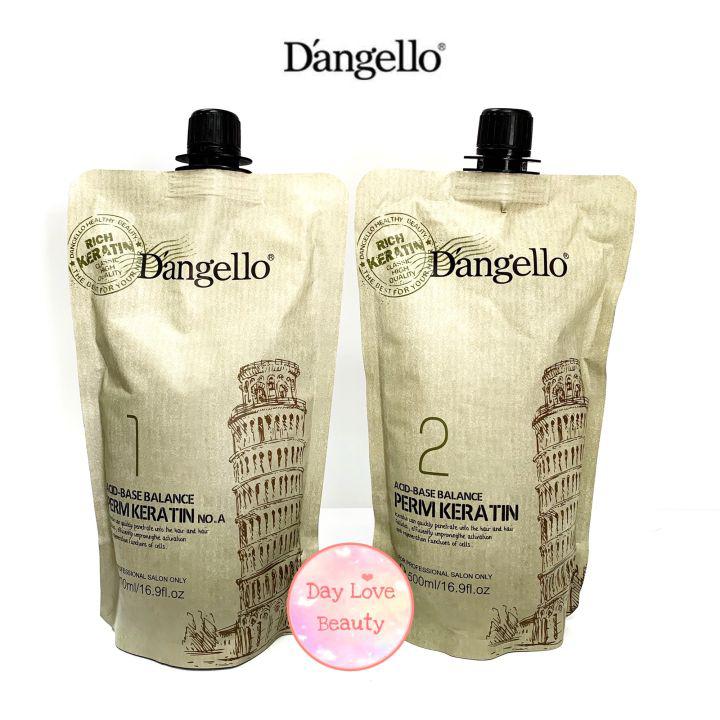 ชุดยืดเคราติน Dangello 500ml ครีมยืดผมเคราติน ดิแองเจลโล่