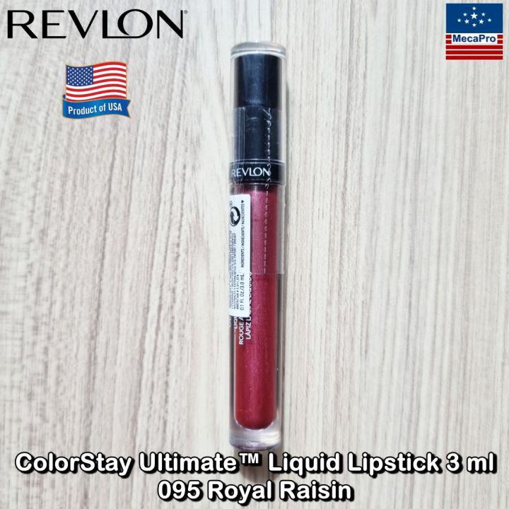 Revlon® ColorStay Ultimate™ Liquid Lipstick 3 ml เรฟลอน ลิควิด ลิปสติก เนื้อซาติน