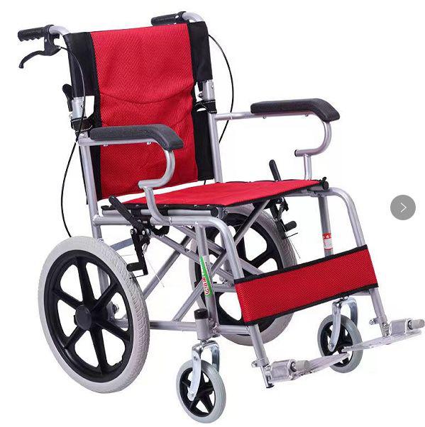 Planet Home วีลแชร์ wheelchair รถเข็น เก้าอี้วีลแชร์แบบพับเก็บได้แบบง่ายๆ เก้าอี้คนพิการและผู้ป่วย ใช้ในบ้านและนอกบ้าน รถเข็นผู้ป่วย