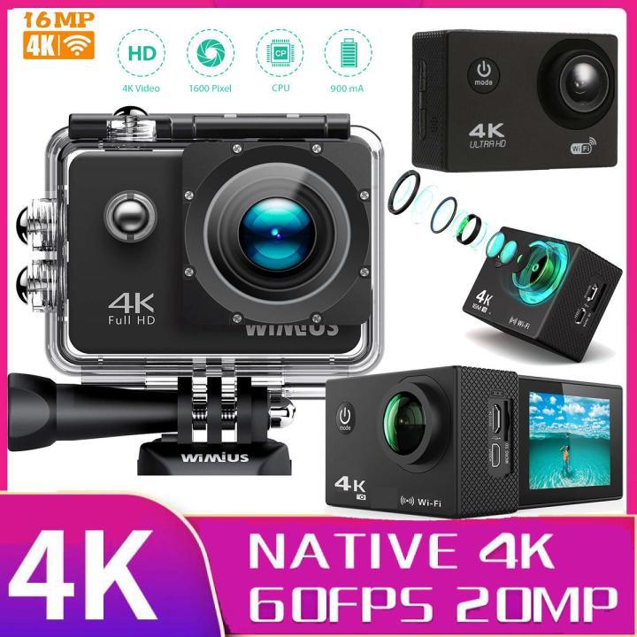 กล้องกันน้ำ กล้องแอ็คชั่น 4K WiFi Sport Action Camera กันน้ำได้ลึก 30 เมตร อปุกรณ์ครบชุด กล้องติดหมวก กล้องติดรถคลังสินค้ากรุงเทพ ส่งเร็วขึ้นมีการจัดส่งสินค้าที่รวดเร็ว หลังจากวันที่สั่งซื้อ 2-3วัน