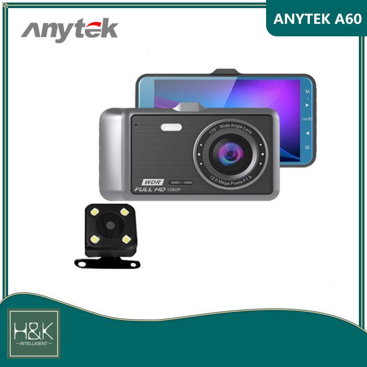 กล้องติดรถยนต์ Anytek A60 หน้าจอ IPS DVR HD 1080P Dashcam LDWS Starlight Night Vision กล้องหลัง