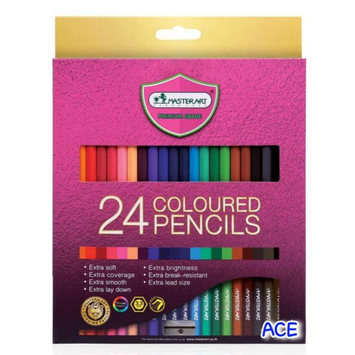 Master Art มาสเตอร์อาร์ต ดินสอสี สีไม้ 24 สี รุ่นมาสเตอร์ซีรี่ย์