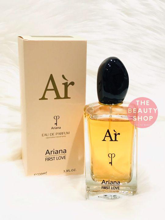 ( แท้ ) น้ำหอมอาหรับ ARIANA FIRST LOVE 100 ml. น้ำหอมผู้หญิง  กลิ่นหอมยอดนิยม กลิ่นหอมเลิศหรู ดูแพง มีเสน่ห์ หอมละมุนมีระดับ ชวนให้ต่องหลงใหล