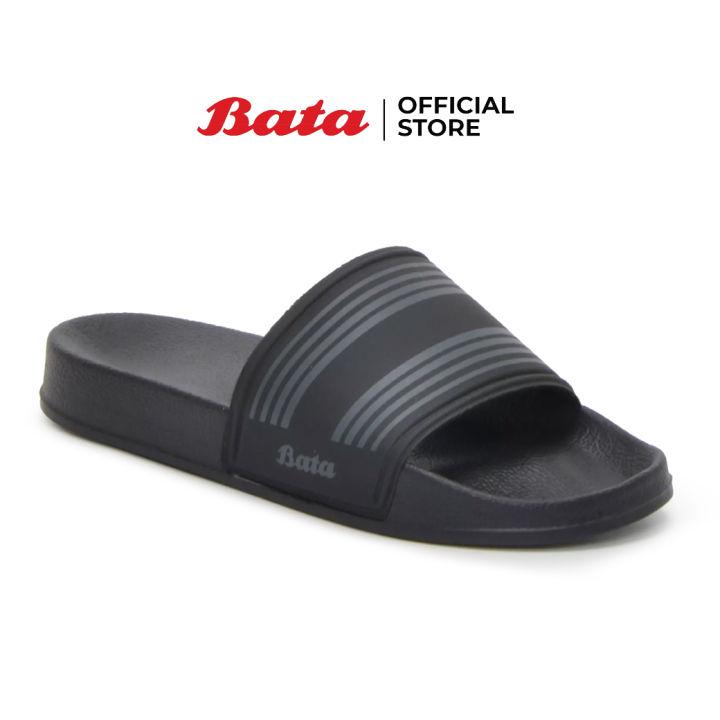 Bata Men\\\'s Mules Sandals รองเท้าแตะสำหรับผู้ชาย รุ่น Simba สีดำ 8616353