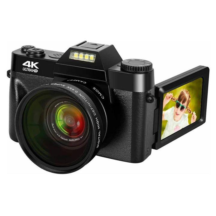 EKLEVA กล้องดิจิตอล48MP กล้อง4K กล้อง Vlogging สำหรับ YouTube 30FPS WIFI 16X Zoom กล้องวิดีโอกล้องบันทึกวิดีโอกล้องบันทึกใหม่