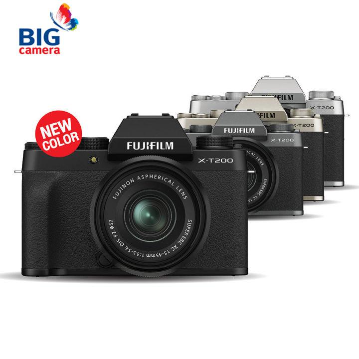 Fujifilm X-T200 (Mirrorless Digital Camera) [กล้องมิลเลอร์เลส] - ประกันศูนย์ - ผ่อนชำระได้  - เลือกรับสินค้าที่สาขาได้