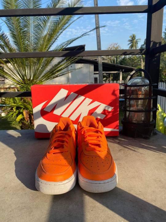 รองเท้า มือ 2 (แท้) Nike Air Force 1 Low/ just do it pack orange / Size 38/24.5cm