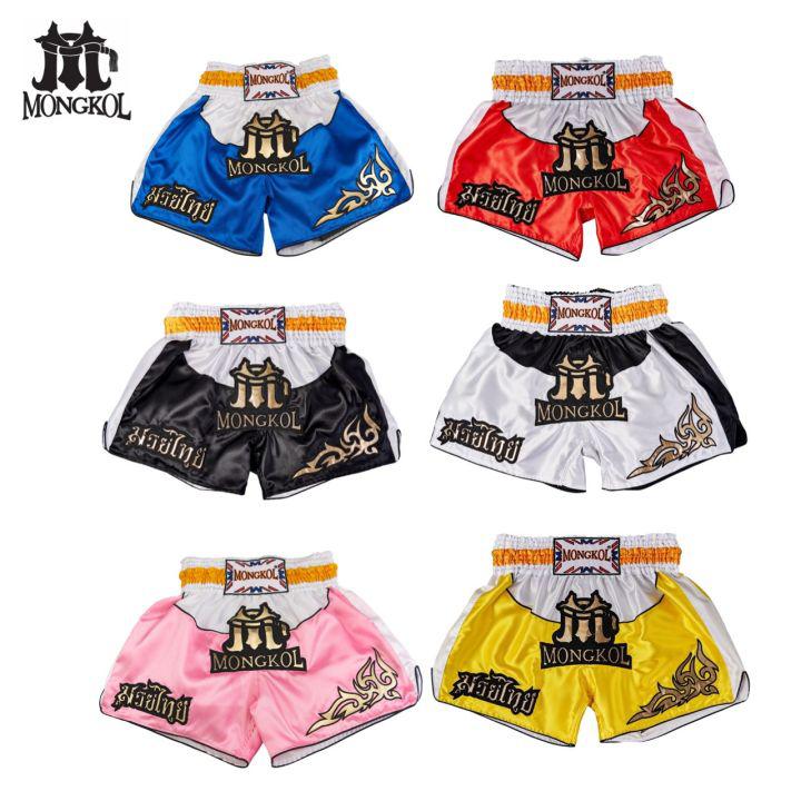 🇹🇭 Boxing Shorts(หนา2ชั้น)กางเกงมวยไทย กางเกงนักมวย กางเกงมวย กางเกงผ้าซาติน กางเกงมวยผู้หญิง กางเกงมวยผู้ชาย มวยไทย/ muay thai shorts / Mongkolthaiboxing