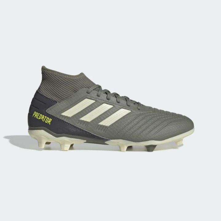 Adidas รองเท้าฟุตบอล / สตั๊ด Predator 19.3 FG | Legacy Green/Sand/Solar Yellow ( EF8208 )