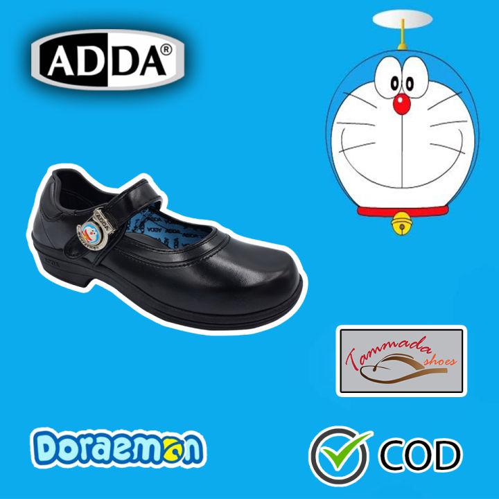 มีโค้ดส่งฟรี Adda Doraemon รองเท้านักเรียนหญิง ค่าส่ง30 รองเท้านักเรียนโดราเอม่อน รองเท้านักเรียนหญิงหนังดำ รองเท้านักเรียนหนังดำ รุ่น 41Z01
