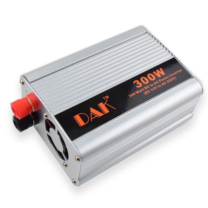 เครื่องอินเวอร์เตอร์แปลงไฟ DAK 12V-300w POWER INVERTER 12V DC เป็น 220V AC ขนาด 300W