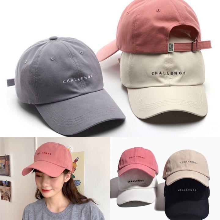 Fashion Hat หมวกแก๊ปChallengeหมวกกันแดด, หมวกกีฬา，สไตล์ญี่ปุ่น สไตล์เกาหลี