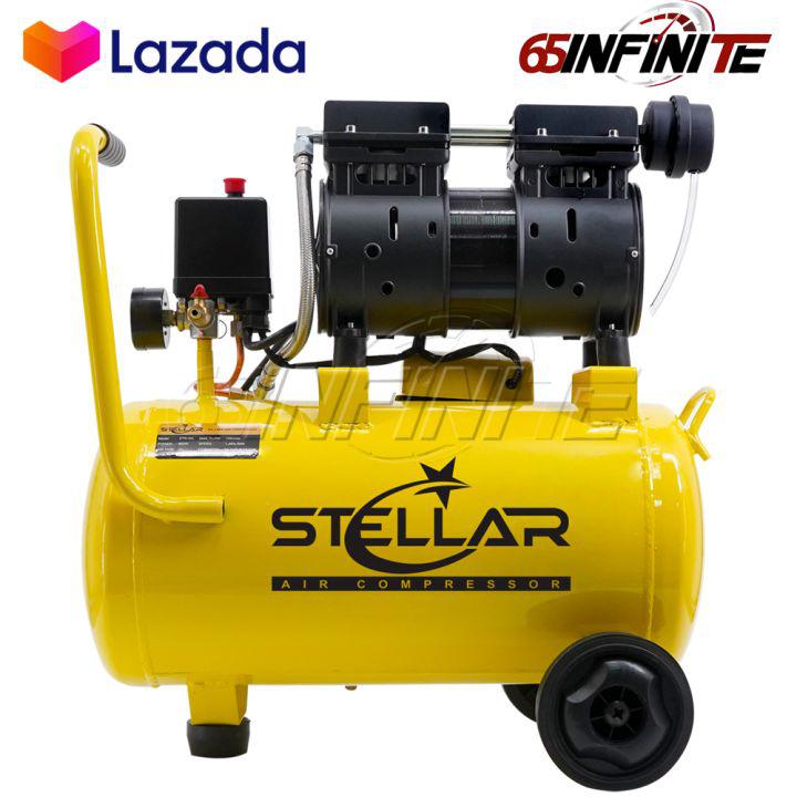 ปั๊มลม ปั้มลม Oil Free ปั๊มลมไฟฟ้า ปั๊มลม 30 ลิตร รุ่น 800W-30L (ถังเต็ม) Air Compressor 30L