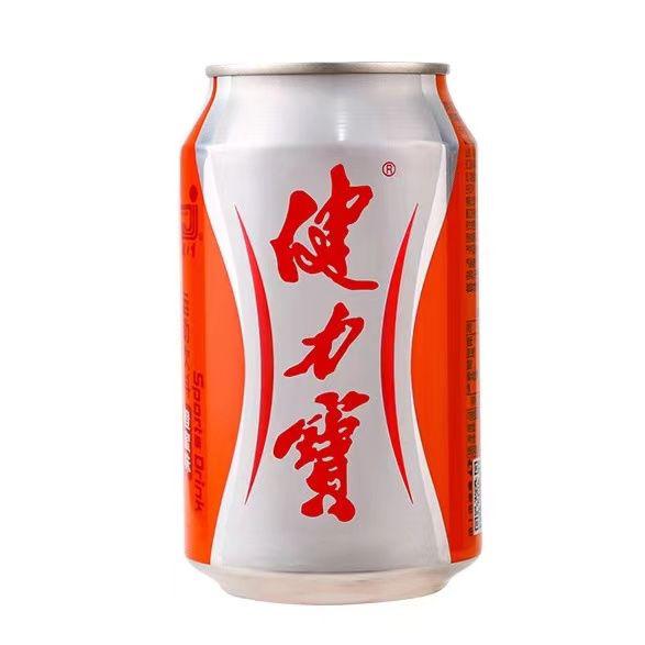 jianlibao Sports Drinks 健力宝 เครื่องดื่มเกลือแร่ 330ml orange flavor