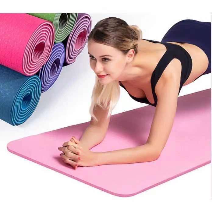 Nice Body Shop( สินค้าพร้อมส่ง ) เสื่อโยคะ หนา 10มม. โยคะ ขนาด Yoga Mat 183x61 cm