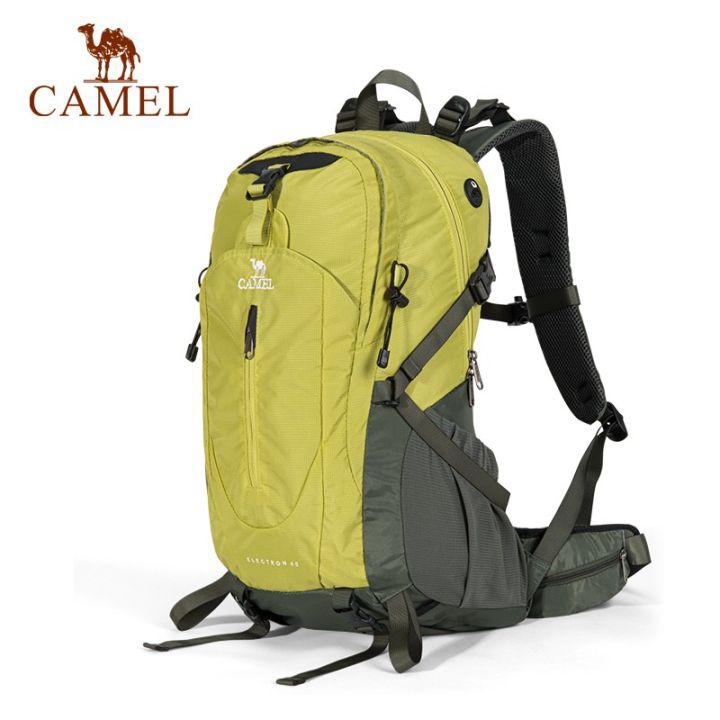 CAMEL กระเป๋าเป้สะพายหลังกันน้ำสำหรับทุกเพศ,กระเป๋ากลางแจ้งปีนเขา40L