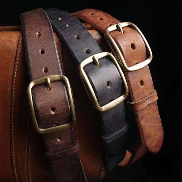 เข็มขัดหนังวัวแท้ นำเข้าจากอิตาลี Genuine Leather Belt made in Italy