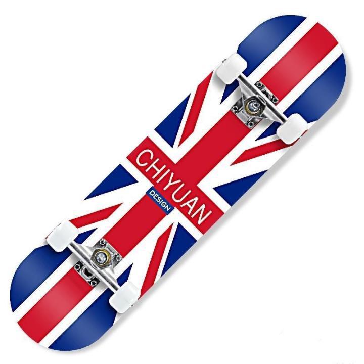 สเก็ตบอร์ด  skateboard แฟชั่นสเก็ตบอร์ด สำหรับผู้เริ่มหัดเล่น(ล้อสามารถเลี้ยวได้)