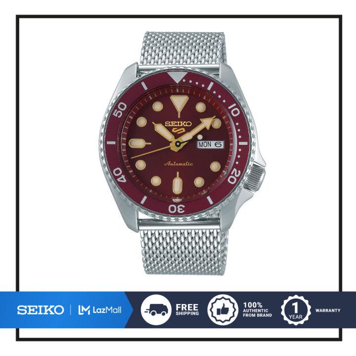 SEIKO นาฬิกาข้อมือ NEW SEIKO 5 SPORTS AUTOMATIC MEN WATCH MODEL: SRPD69K