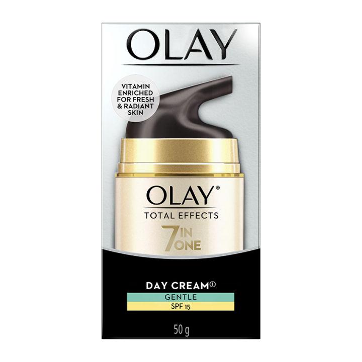 Olay โททัล เอฟเฟ็คส์ เดย์ครีม เจนเทิล SPF15 50g