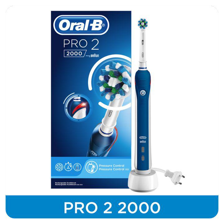 Oral-B Electric Power Toothbrush Pro2 2000 ออรัลบี แปรงสีฟันไฟฟ้า โปร 2 2000
