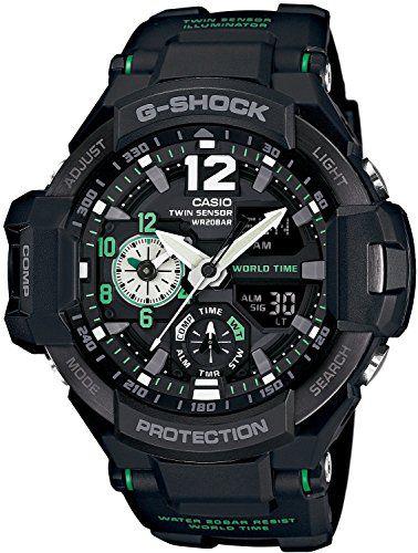 CASIO นาฬิกาข้อมือรุ่น G-SHOCK สำหรับผู้ชายสินค้าต่างประเทศ GA-1100-1A3