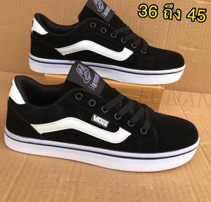 รองเท้าผ้าใบ Vans old skool size: 37-45 มี 7 แบบสี (รีวิวจากงานจริง) รองเท้าผ้าใบชายหญิงรองเท้าใส่ทำงานรองเท้าแฟชั่นรองเท้าลำลอง